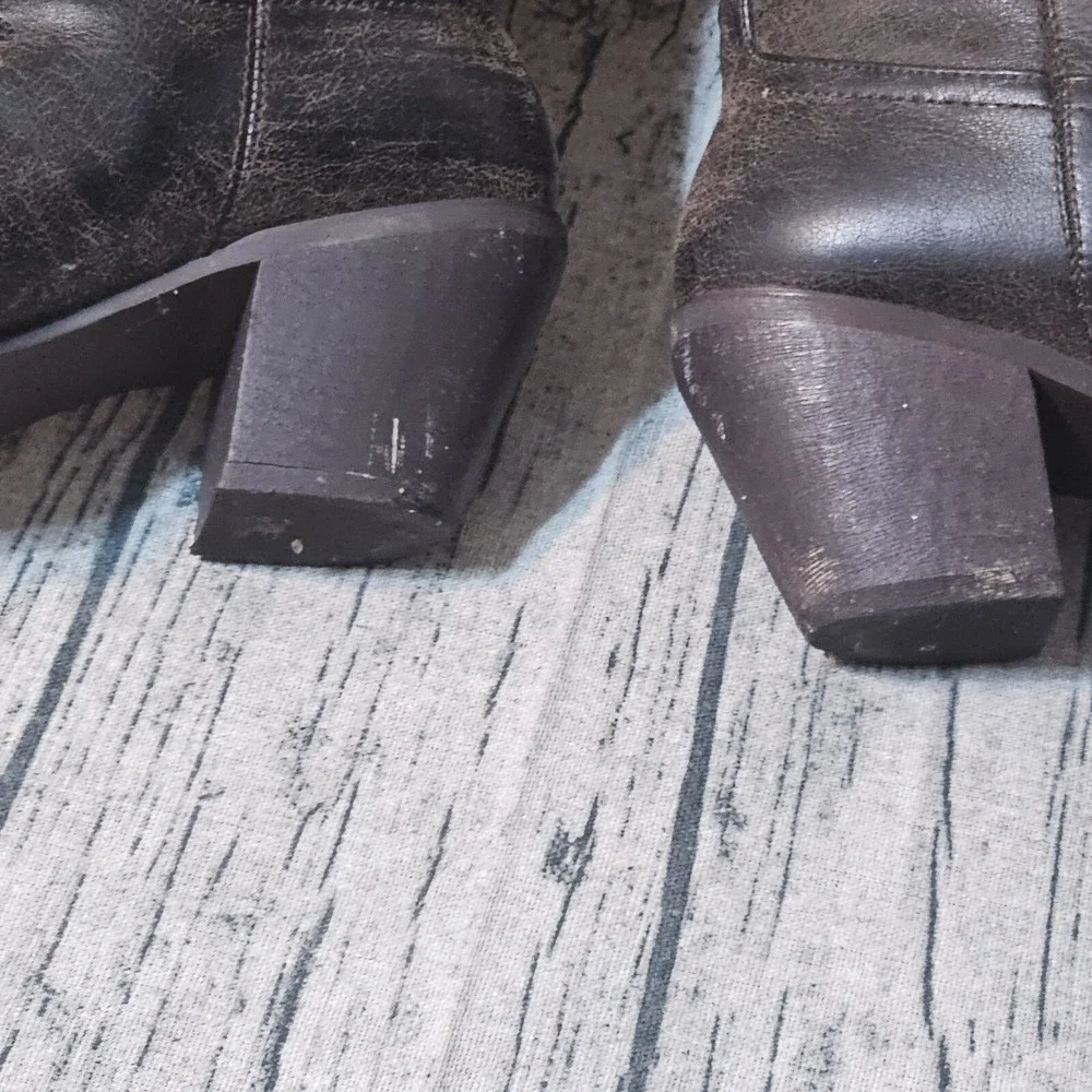 Roper‎ Rockstar 8 Ingrid Faux Leather Western Cowboy Boots Embroidered